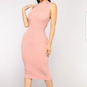 Rose midi dress